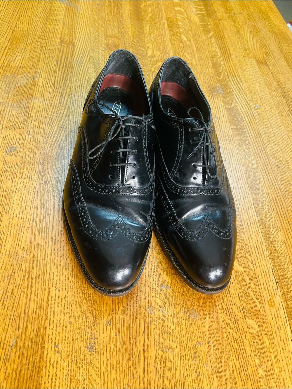 Florsheim Classic Black Men's Wingtip Oxfords